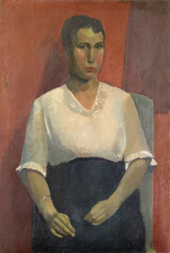 Portrait of a Lady in a White Blouse