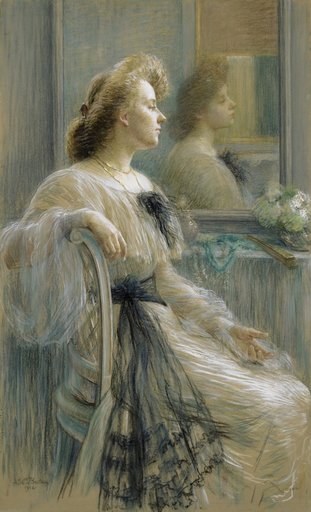 Lady Before the Mirror / The Image in the Mirror (Annette Österlind)