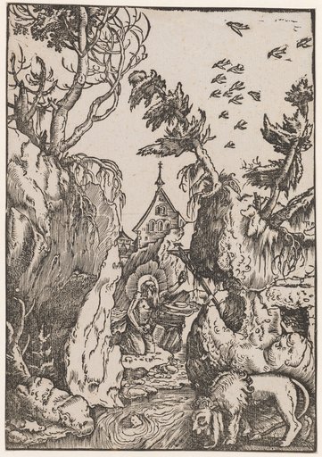 Saint Jerome as a Penitent in a Ravine