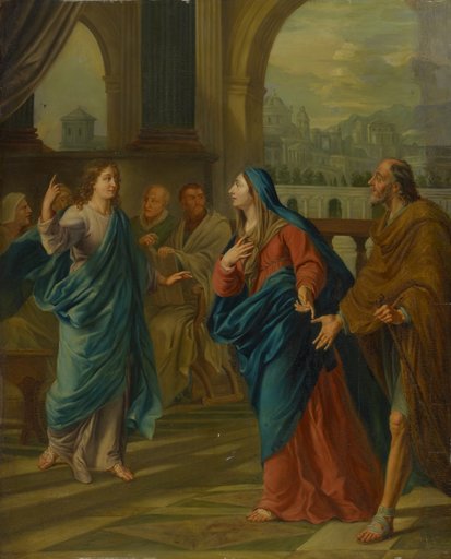 Mary and Joseph Find the Twelve-Year-Old Jesus in the Temple