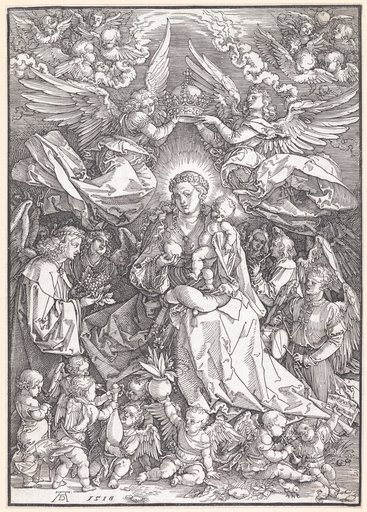Mary as Queen of Angels