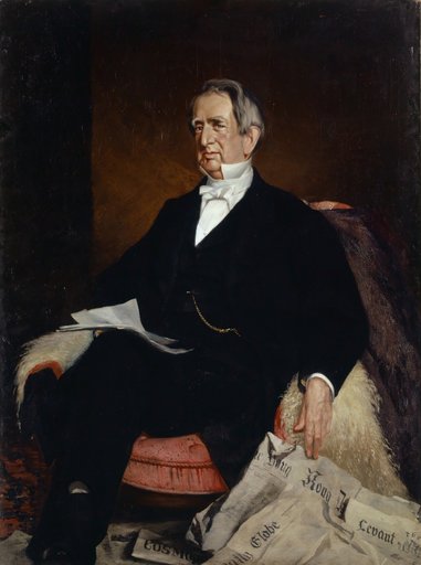 Portrait of the American Secretary of State William H. Seward