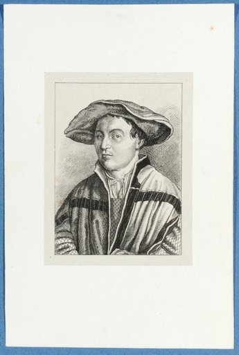 Self-Portrait of Hans Holbein the Younger (after the early Basel so-called Self-Portrait with the Red Bonnet)