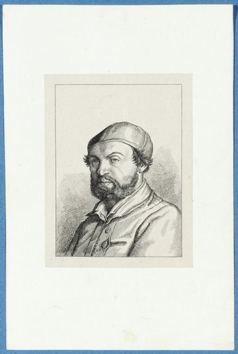 Self-Portrait of Hans Holbein the Younger (after the later Self-Portrait in the Uffizi)