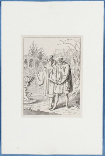 Holbein with Henry VIII in the Garden