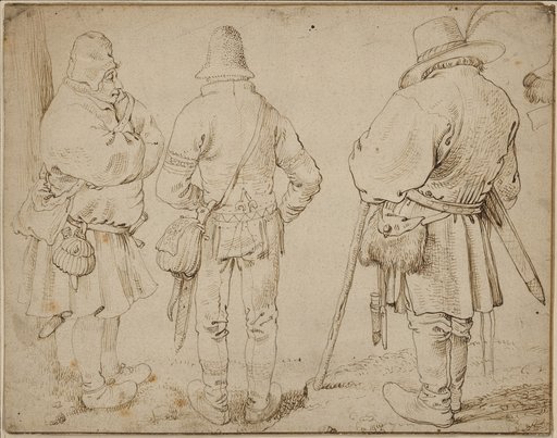 Three Standing Peasants