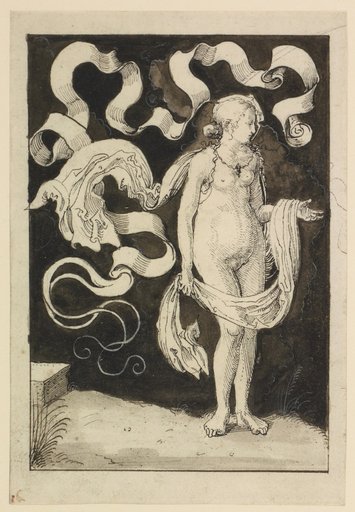 Nackte weibliche Figur