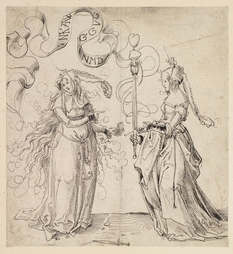 Zwei Mädchen (Allegorie auf die Liebe)