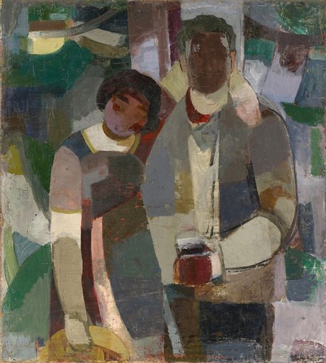 Couple under Trees (The Artist and His Wife)