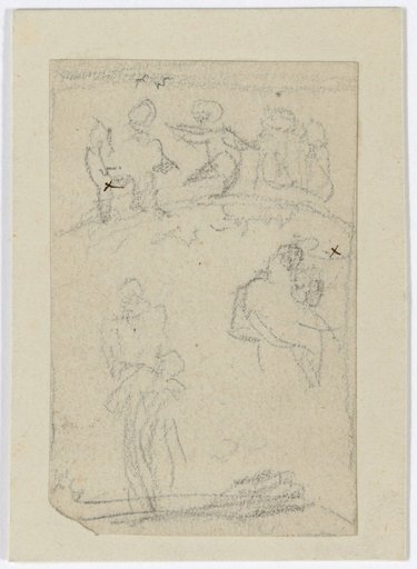 Copy after Arnold Böcklin's Lost Design for the Painting "Meadow Spring"