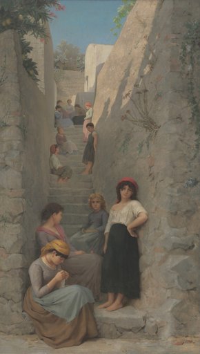 A Corner of Shade in Capri