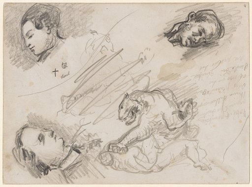 Studies after Delacroix