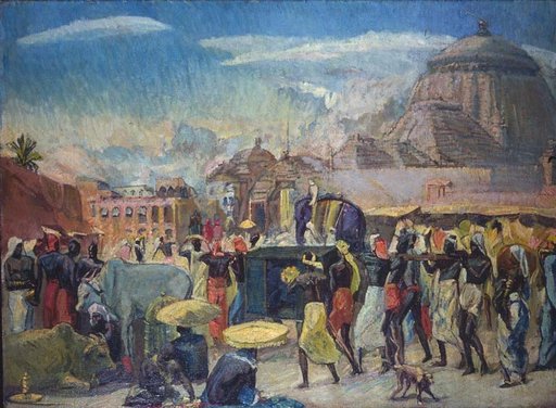 Indian Market Scene