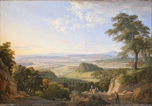 View from the Muttenzer Quarry on Basel