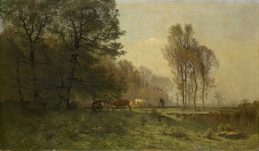 Landscape with Peasants Ploughing
