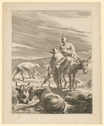 Mother with Child on a Donkey