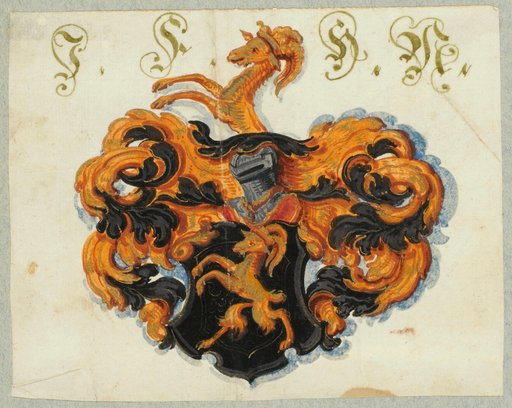 Coat of Arms with Helm Ornament
