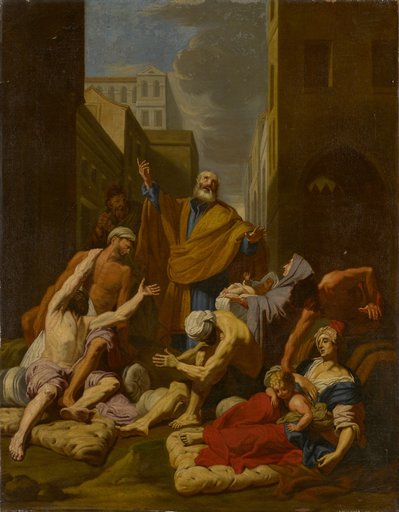 Saint Peter Heals the Sick with His Shadow