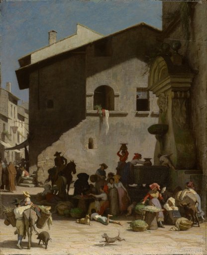 Roman Market Scene