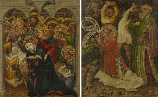 Dormition of the Virgin (Inside); Stoning of St. Stephen (Outside)