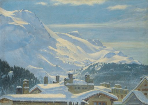 Piz Corvatsch from St. Moritz