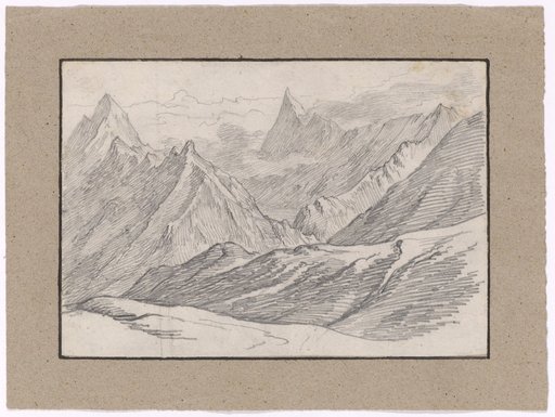 View of the Wetterhorn and Finsteraarhorn