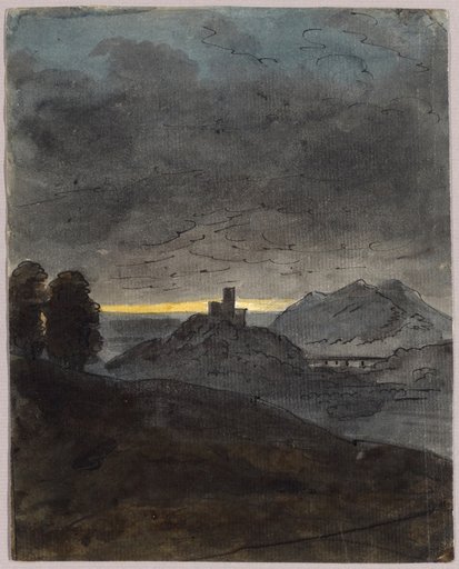 Evening Mood over Olevano