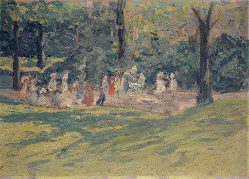Playing Children in a Public Park