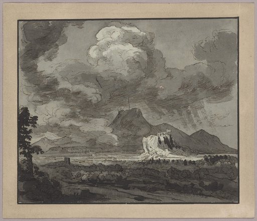Heroic Landscape with a High Castle Rock