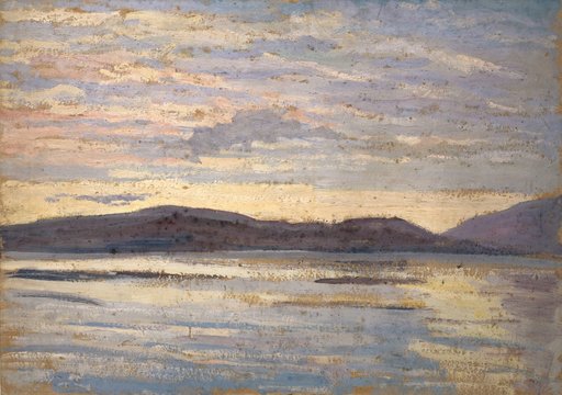 Coastal Region in the Evening Glow