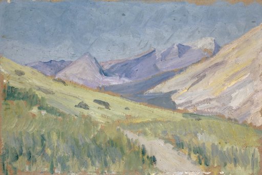Meadows in a Mountainous Valley on Mallorca