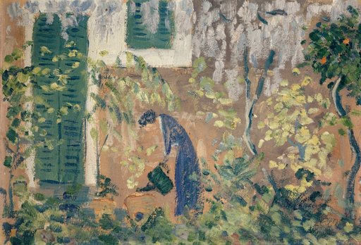 Woman in a Southern Garden