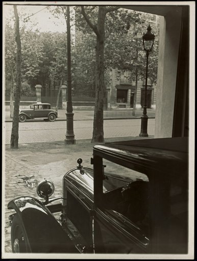 View from a Garage onto a Boulevard