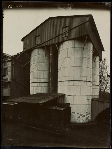 Facility with Several Cylindrical Metal Tanks