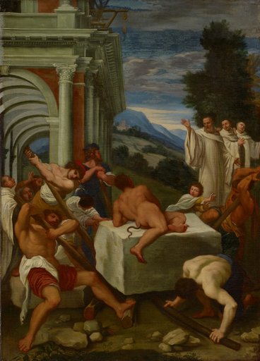 Saint Benedict Banning the Devil