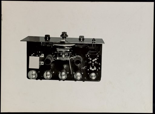 Telephone switching unit of the "Poste Reico" from above