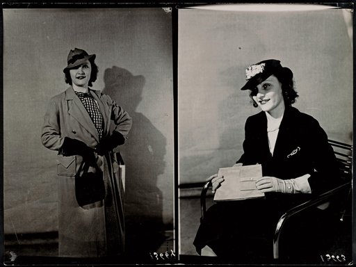 Woman with a Set of Handbag and Gloves