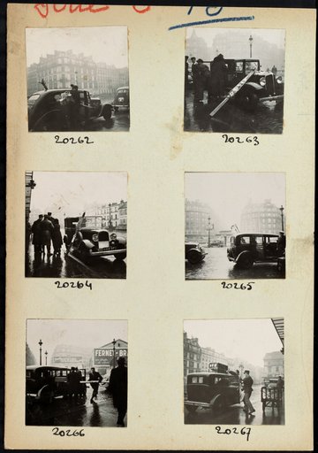 Loading Luggage and Skis into Taxis