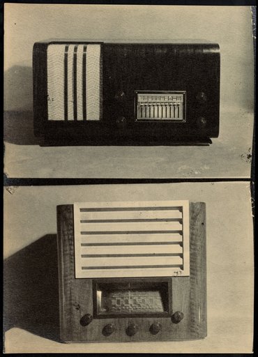 Radio with Wooden Case