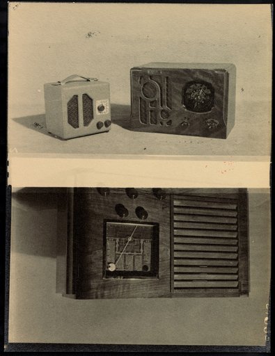 Radios with Plastic and Wooden Cases