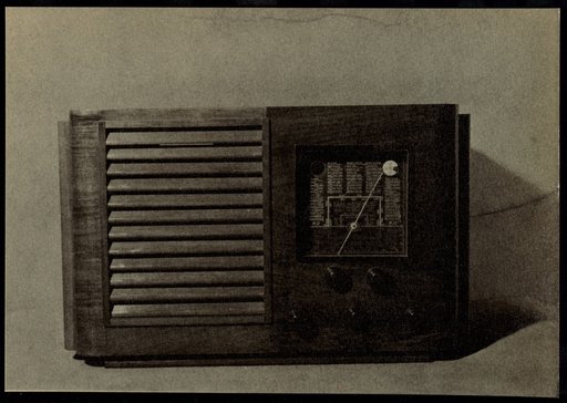 Radio with Wooden Case