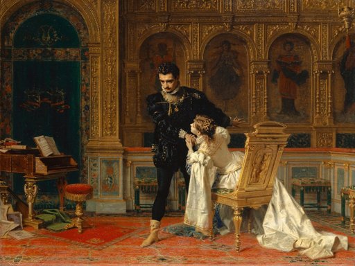 Scene from Schiller's Fiesco (Act IV, Scene 14)