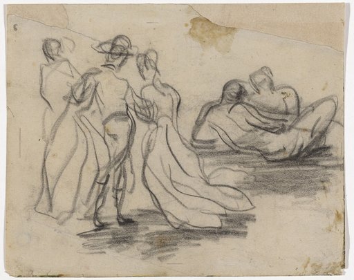 Composition with Five Figures, Fêtes galantes