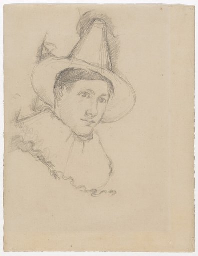 Louis Guillaume in Pierrot Costume