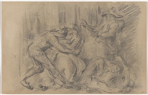 Carnival Scene, Study