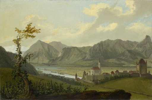 View of Thun with the Stockhorn Range and Niesen