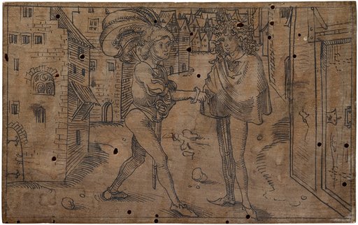 Pamphilus and Charinus in Conversation (Andria V.5)