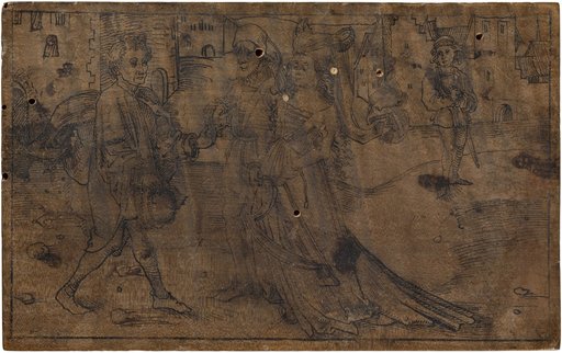Parmeno Meets Gnatho and Pamphila, Chaerea Observes the Group (Eun. II.2)