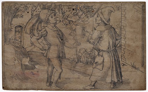 Micio and Aeschinus in conversation