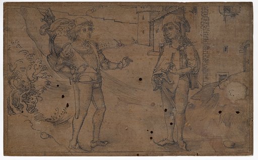 Phaedria and Antipho in conversation